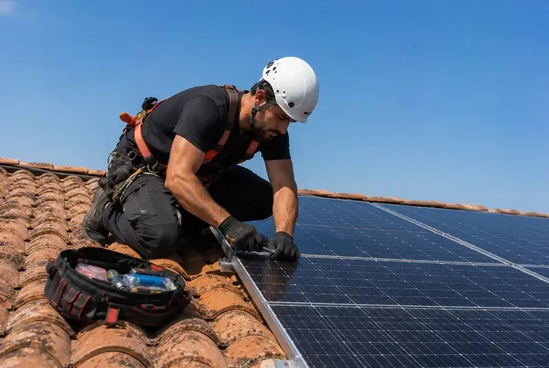 Maintenance et monitoring de panneaux solaires à Hazebrouck