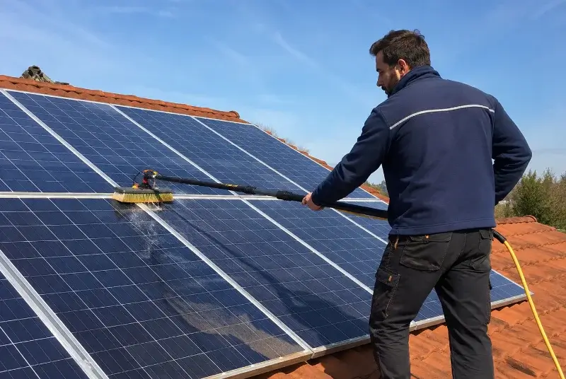 Nettoyage et entretien de panneaux solaires à Hazebrouck